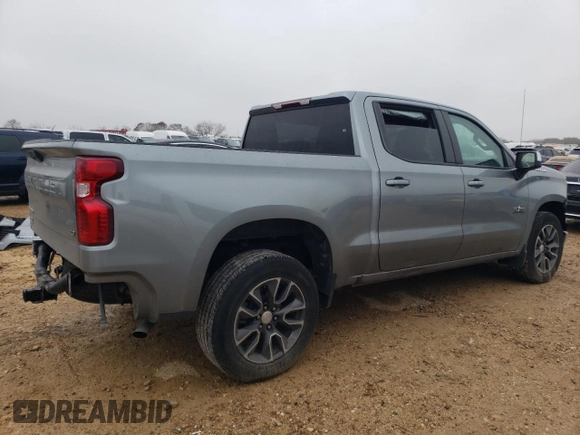 2023 Chevrolet Silverado 1500 LT with VIN 2GCPACED4P1153813, listed as a Copart auction lot 44758635 with 33,784 mi miles and Salvage Title. Bid and sale history available at DreamBid. Image 3.