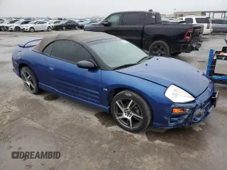 2005 Mitsubishi Eclipse GTS with VIN 4A3AE75H65E014165, listed as a Copart auction lot 44315235 with 67,285 mi miles and Salvage Title. Bid and sale history available at DreamBid. Image 4.