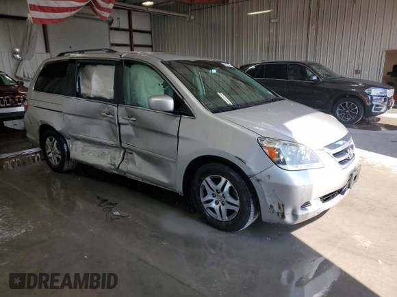 2006 Honda Odyssey EX with VIN 5FNRL38476B454540, listed as a Copart auction lot 53102075 with 96,867 mi miles and Non Repairable. Bid and sale history available at carsss.com. Image 4.