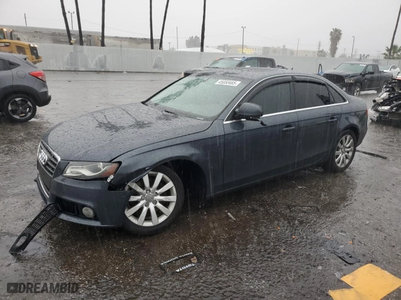 2011 Audi A4 2.0T Premium Plus with VIN WAUFFAFL6BN031028, listed as a Copart auction lot 45050465 with 109,280 mi miles and Salvage Title. Bid and sale history available at carsss.com. Image 1.