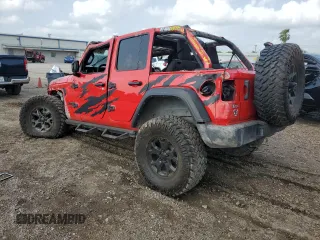 2023 Jeep Wrangler Willys with VIN 1C4HJXDN9PW509722, listed as a Copart auction lot 53980855 with 29,935 mi miles and Salvage title. Bid and sale history available at DreamBid. Image 2.