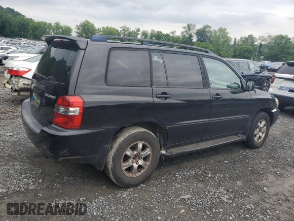 2005 Toyota Highlander z VIN JTEEP21A850090649, wystawiony jako Copart lot #61280015 z przebiegiem 220 506 mil mil oraz Czysty tytuł • Clean title. Historia ofert i sprzedaży dostępna na DreamBid. Obrazek 3.