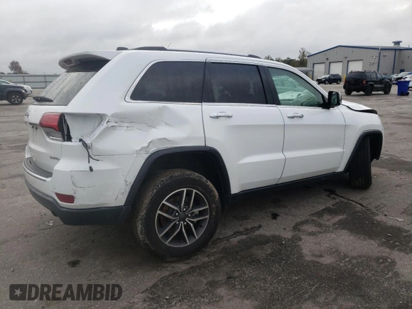 2021 Jeep Grand Cherokee Limited with VIN 1C4RJEBG1MC571318, listed as a Copart auction lot 80360894 with 66,976 mi miles and Salvage title. Bid and sale history available at DreamBid. Image 3.