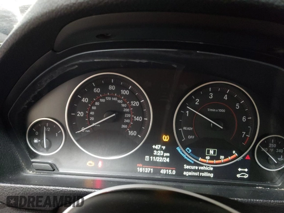 2013 BMW 3 Series 335i xDrive with VIN WBA3B9C53DF586227, listed as a Copart auction lot 82055754 with 161,371 mi miles and Salvage title. Bid and sale history available at DreamBid. Image 9.