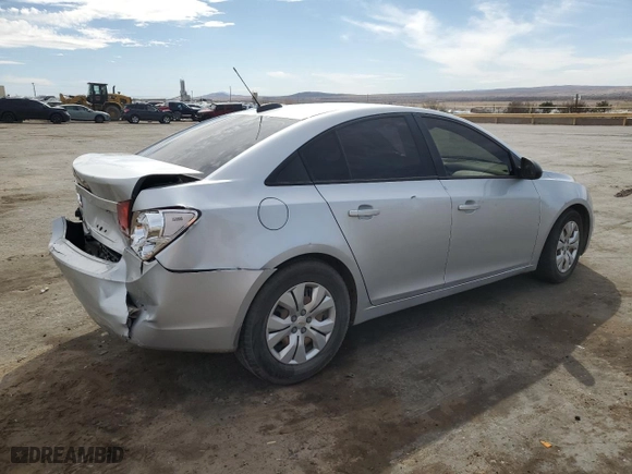 2016 Chevrolet Cruze Limited LS with VIN 1G1PC5SH1G7112726, listed as a Copart auction lot 49733795 with 105,495 mi miles and Salvage Title. Bid and sale history available at carsss.com. Image 3.