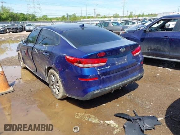 2020 Kia Optima LX with VIN 5XXGT4L38LG407103, listed as a IAAI auction lot 42130742 with 76,841 mi miles and . Bid and sale history available at DreamBid. Image 3.