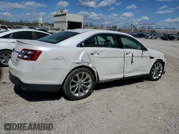 2013 Ford Taurus Limited with VIN 1FAHP2F8XDG154158, listed as a Copart auction lot 52065505 with 148,451 mi miles and Salvage Title. Bid and sale history available at DreamBid. Image 3.