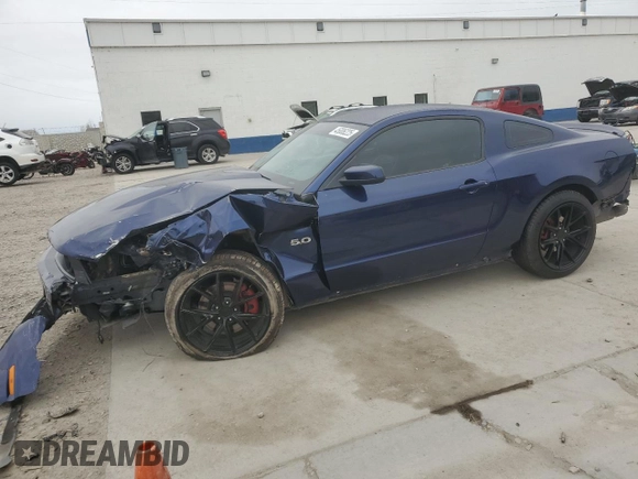2011 Ford Mustang GT with VIN 1ZVBP8CF6B5128751, listed as a Copart auction lot 47602935 with 133,686 mi miles and Salvage Title. Bid and sale history available at carsss.com. Image 1.