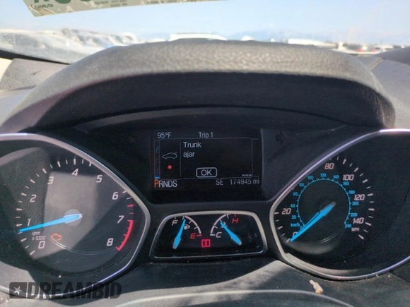 2014 Ford Escape SE with VIN 1FMCU9GX1EUE26459, listed as a Copart auction lot 60756805 with 174,945 mi miles and Salvage title. Bid and sale history available at DreamBid. Image 9.