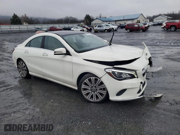 2018 Mercedes-Benz CLA 250 with VIN WDDSJ4GB5JN543939, listed as a Copart auction lot 49329164 with 29,867 mi miles and . Bid and sale history available at DreamBid. Image 4.