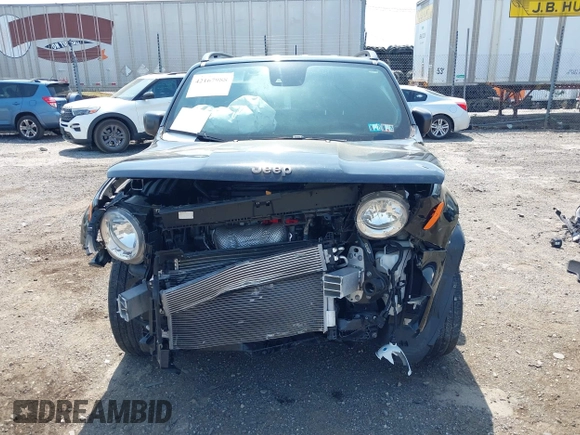 2021 Jeep Renegade Latitude with VIN ZACNJDBB5MPN33810, listed as a IAAI auction lot 42167988 with Not provided miles and . Bid and sale history available at DreamBid. Image 13.