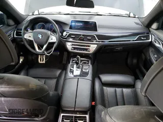 2019 BMW 7 Series 740i with VIN WBA7E2C55KB217499, listed as a Copart auction lot 43136573 with 36,419 mi miles. Bid and sale history available at carsss.com. Image 8.