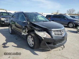2012 Cadillac SRX Luxury Collection with VIN 3GYFNAE31CS571704, listed as a Copart auction lot 52110005 with 131,234 mi miles and Salvage Title. Bid and sale history available at carsss.com. Image 4.