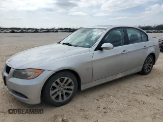 2007 BMW 3 Series 328i with VIN WBAVC53567FZ73244, listed as a Copart auction lot 45507755 with 151,910 mi miles and Salvage Title. Bid and sale history available at carsss.com. Image 1.