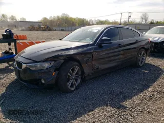2018 BMW 4 Series 430i xDrive z VIN WBA4J3C51JBB97418, wystawiony jako Copart lot #53835155 z przebiegiem 59 797 mil mil oraz Szkoda całkowita • Salvage title. Historia ofert i sprzedaży dostępna na DreamBid. Obrazek 1.
