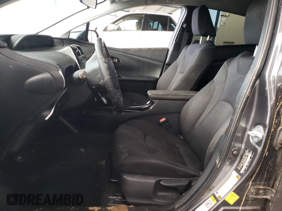 2021 Toyota Prius LE with VIN JTDKAMFP0M3182773, listed as a Copart auction lot 45600385 with 72,923 mi miles and Salvage Title. Bid and sale history available at DreamBid. Image 7.