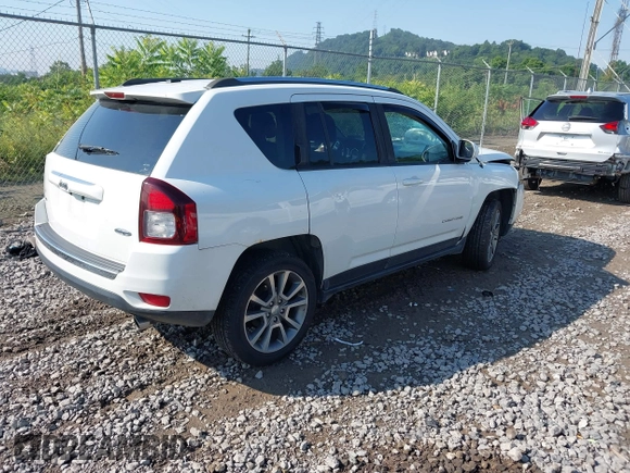 2016 Jeep Compass High Altitude с VIN 1C4NJDEB4GD751190, выставлен на аукционе IAAI как лот 42636400 с пробегом 89 175 миль миль и . История ставок и продаж доступна на DreamBid. Изображение 4.