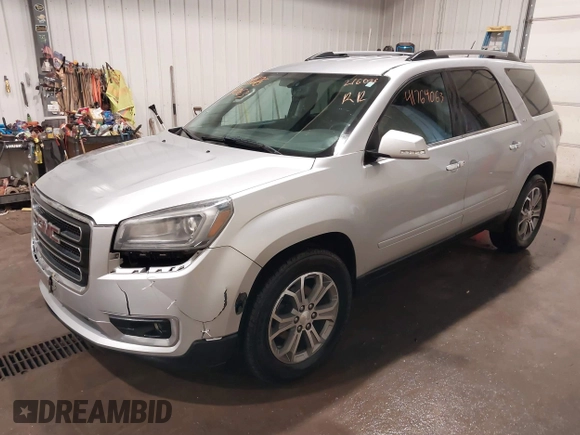 2014 GMC Acadia SLT z VIN 1GKKVRKD9EJ133263, wystawiony jako IAAI lot #41764063 z przebiegiem 216 036 mil mil oraz . Historia ofert i sprzedaży dostępna na DreamBid. Obrazek 18.