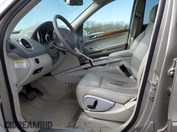 2007 Mercedes-Benz M 350 with VIN 4JGBB86E07A210036, listed as a Copart auction lot 50371575 with 209,986 mi miles and Salvage Title. Bid and sale history available at DreamBid. Image 7.