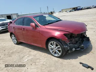 2006 Lexus IS 350 with VIN JTHBE262862006381, listed as a Copart auction lot 55976515 with Not provided miles and Salvage title. Bid and sale history available at DreamBid. Image 4.