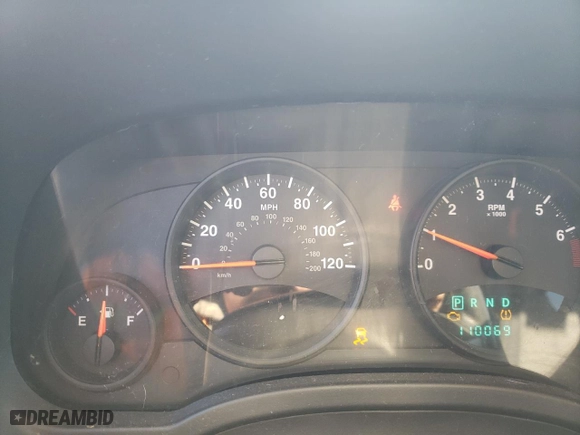 2010 Jeep Patriot Sport with VIN 1J4NF2GBXAD507547, listed as a Copart auction lot 86371804 with 110,069 mi miles and Non Repairable. Bid and sale history available at carsss.com. Image 9.