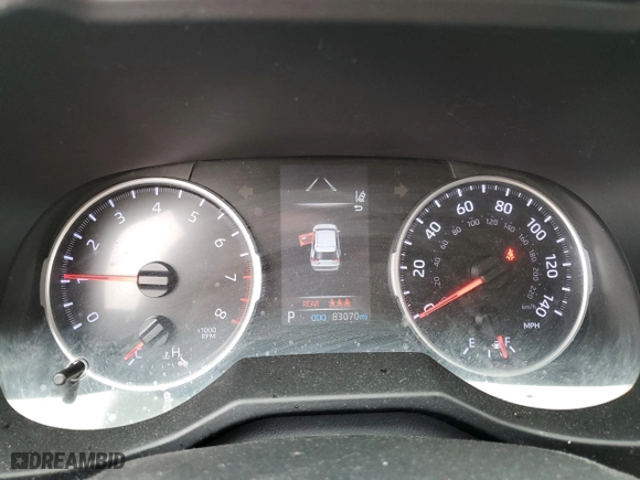 2020 Toyota RAV4 LE with VIN 2T3F1RFV5LW110220, listed as a Copart auction lot 50334685 with 83,070 mi miles and Salvage Title. Bid and sale history available at carsss.com. Image 9.