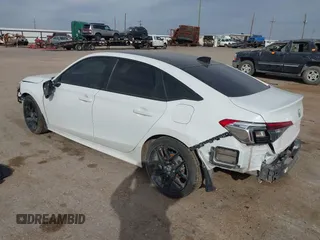 2022 Honda Civic Sedan Sport with VIN 2HGFE2F52NH523874, listed as a IAAI auction lot 41579785 with 1 mi miles. Bid and sale history available at carsss.com. Image 3.
