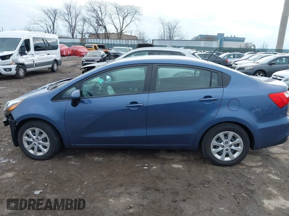 2016 Kia Rio LX with VIN KNADM4A38G6684838, listed as a IAAI auction lot 41283300 with 64,530 mi miles. Bid and sale history available at carsss.com. Image 14.