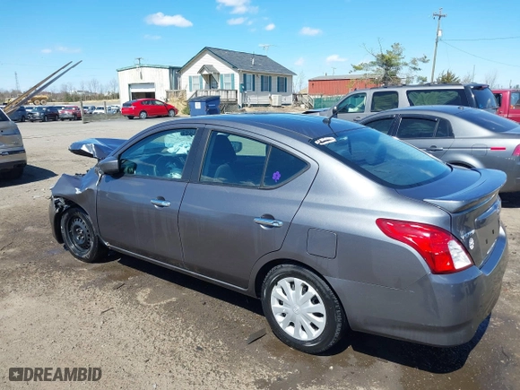 2019 Nissan Versa Sedan SV with VIN 3N1CN7AP6KL851926, listed as a IAAI auction lot 41889064 with 76,403 mi miles. Bid and sale history available at carsss.com. Image 3.
