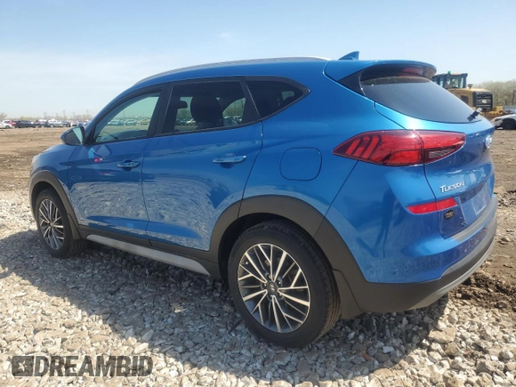 2020 Hyundai Tucson SEL with VIN KM8J3CAL7LU110607, listed as a Copart auction lot 54357025 with 40,020 mi miles and Salvage title. Bid and sale history available at DreamBid. Image 2.