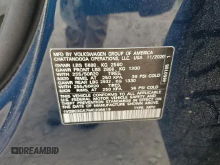 2021 Volkswagen Atlas SEL z VIN 1V2BC2CA7MC206919, wystawiony jako Copart lot #56552905 z przebiegiem 92 464 mil mil oraz Szkoda całkowita • Salvage title. Historia ofert i sprzedaży dostępna na DreamBid. Obrazek 13.