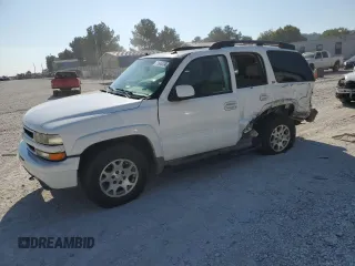 2003 Chevrolet Tahoe Z71 with VIN 1GNEK13Z23R205780, listed as a Copart auction lot 71045034 with 294,759 mi miles and Salvage Title. Bid and sale history available at carsss.com. Image 1.