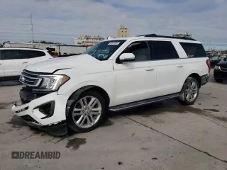 2020 Ford Expedition Max XLT with VIN 1FMJK1HT6LEA65263, listed as a Copart auction lot 87972395 with 94,412 mi miles and Salvage Title. Bid and sale history available at DreamBid. Image 1.
