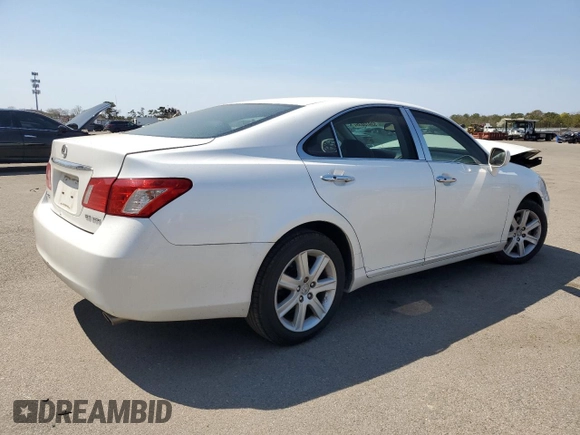 2007 Lexus ES 350 with VIN JTHBJ46G672096456, listed as a Copart auction lot 53970035 with Not Provided miles and Salvage Title. Bid and sale history available at carsss.com. Image 3.