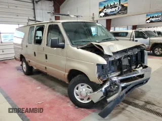 2013 Ford Econoline Cargo Commercial with VIN 1FTSS3EL5DDA33484, listed as a Copart auction lot 57722635 with 297,943 mi miles and Salvage title. Bid and sale history available at DreamBid. Image 4.