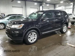 2018 Ford Explorer XLT with VIN 1FM5K8D81JGB20361, listed as a Copart auction lot 58442625 with 124,813 mi miles and Salvage title. Bid and sale history available at DreamBid. Image 1.