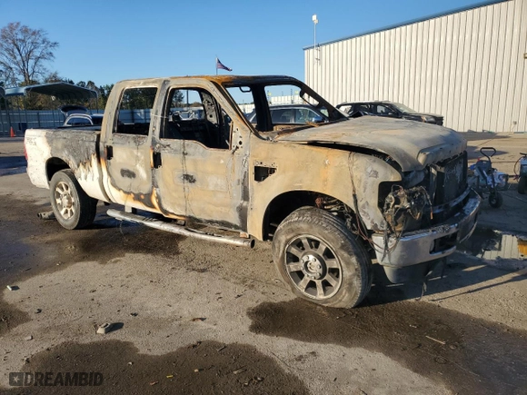 2009 Ford Super Duty F-250 SRW XL with VIN 1FTSW21R89EA73200, listed as a Copart auction lot 87226464 with 0 mi miles and Non Repairable. Bid and sale history available at carsss.com. Image 4.