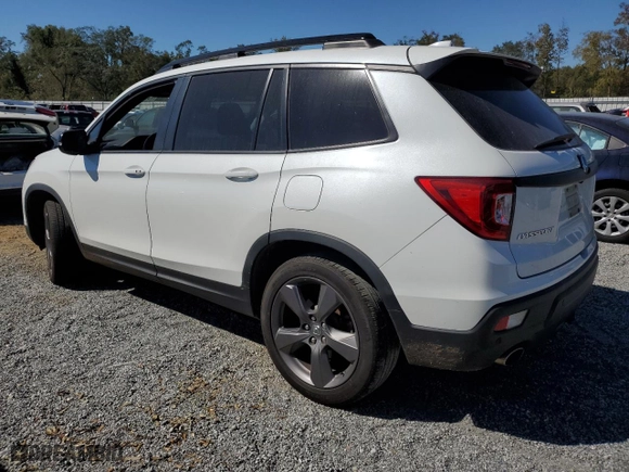 2020 Honda Passport Touring with VIN 5FNYF7H94LB003700, listed as a Copart auction lot 75535544 with 0 mi miles and Salvage Title. Bid and sale history available at carsss.com. Image 2.