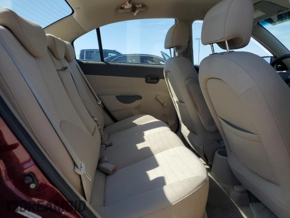 2007 Hyundai Accent GLS with VIN KMHCN46C77U123350, listed as a Copart auction lot 46856845 with 150,833 mi miles and Clean Title. Bid and sale history available at carsss.com. Image 10.