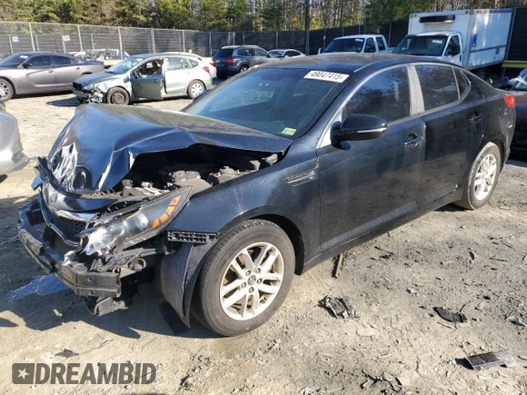 2011 Kia Optima LX with VIN KNAGM4A74B5074854, listed as a Copart auction lot 49047415 with 186,404 mi miles and Salvage Title. Bid and sale history available at carsss.com. Image 1.