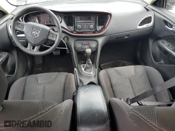 2015 Dodge Dart SXT with VIN 1C3CDFBBXFD309354, listed as a Copart auction lot 57439585 with 139,064 mi miles and Salvage title. Bid and sale history available at DreamBid. Image 8.