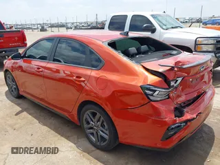 2021 Kia Forte GT-Line with VIN 3KPF34AD5ME367970, listed as a IAAI auction lot 42419374 with 40,154 mi miles and . Bid and sale history available at DreamBid. Image 3.
