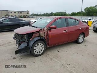 2019 Nissan Versa SV with VIN 3N1CN7AP8KL867500, listed as a Copart auction lot 55391325 with 92,747 mi miles and Salvage title. Bid and sale history available at DreamBid. Image 1.