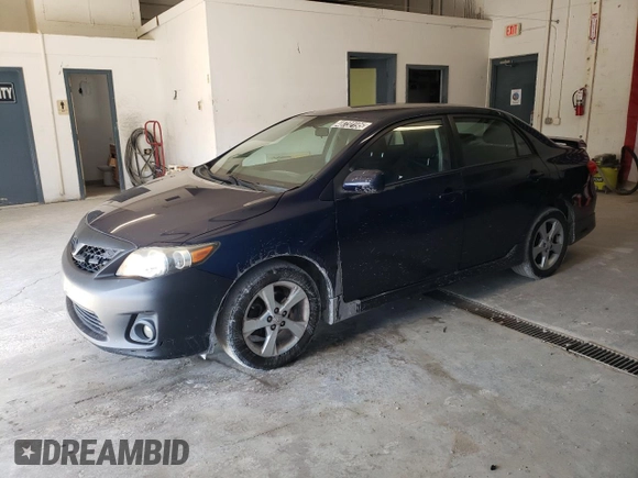 2011 Toyota Corolla L with VIN 2T1BU4EE6BC628484, listed as a Copart auction lot 48732195 with 166,147 mi miles and Clean Title. Bid and sale history available at carsss.com. Image 1.