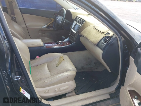 2007 Lexus IS 350 with VIN JTHBE262975014926, listed as a IAAI auction lot 42738516 with Not provided miles and . Bid and sale history available at DreamBid. Image 5.