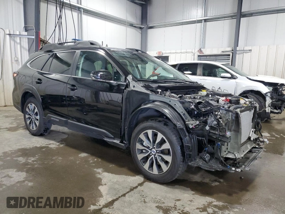 2024 Subaru Outback Limited с VIN 4S4BTAMC6R3274238, выставлен на аукционе Copart как лот 54422445 с пробегом 8 272 миль миль и Списание • Salvage title. История ставок и продаж доступна на DreamBid. Изображение 4.