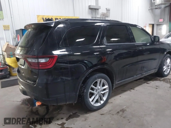 2023 Dodge Durango GT with VIN 1C4RDJDG7PC617493, listed as a IAAI auction lot 41598453 with 37,901 mi miles and . Bid and sale history available at DreamBid. Image 4.