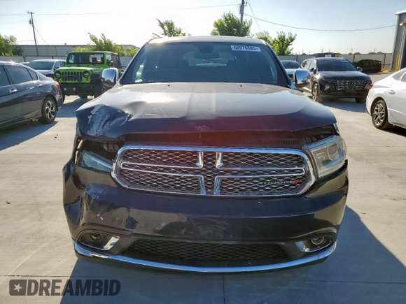 2016 Dodge Durango SXT with VIN 1C4RDHAG9GC346546, listed as a Copart auction lot 60976885 with 145,260 mi miles and Salvage title. Bid and sale history available at DreamBid. Image 5.