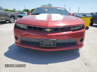 2015 Chevrolet Camaro LT with VIN 2G1FF3D39F9297369, listed as a Copart auction lot 53297695 with 105,471 mi miles and Salvage Title. Bid and sale history available at carsss.com. Image 5.