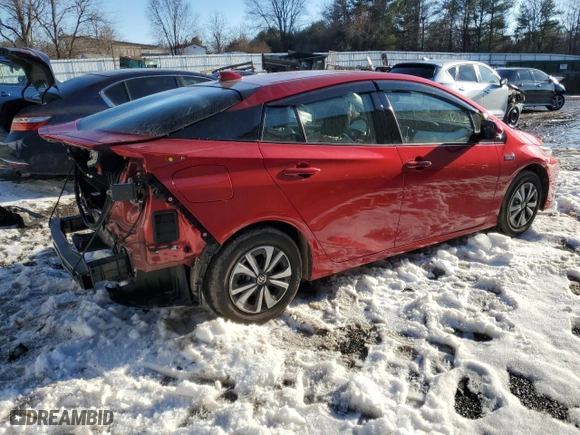 2017 Toyota Prius Prime Plus with VIN JTDKARFP3H3050299, listed as a Copart auction lot 41594515 with NaN miles and Salvage Title. Bid and sale history available at carsss.com. Image 3.